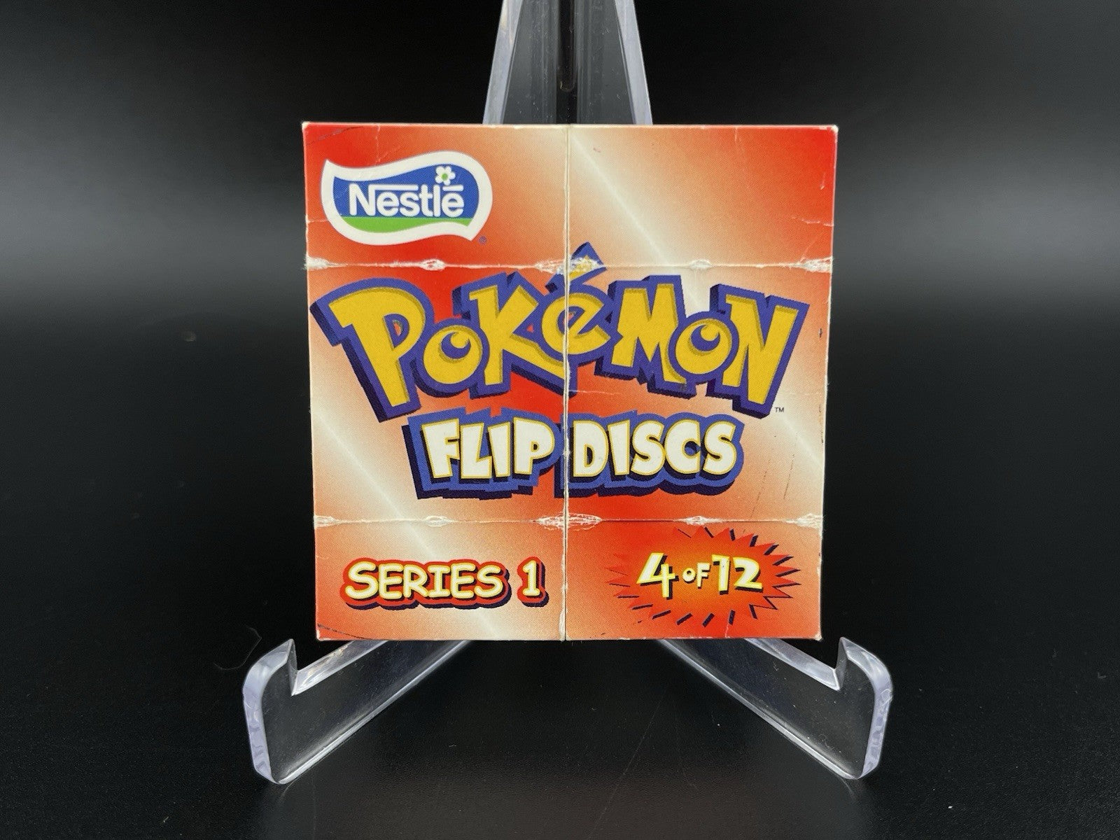 Pokemon Nestle Flip Discs Series 1 #4 Promo Nintendo Tazo Caterpie Butterfree