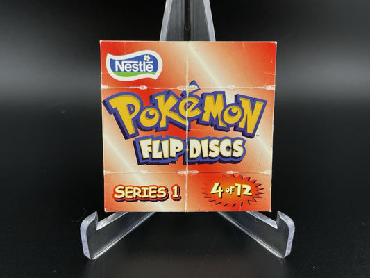 Pokemon Nestle Flip Discs Series 1 #4 Promo Nintendo Tazo Caterpie Butterfree
