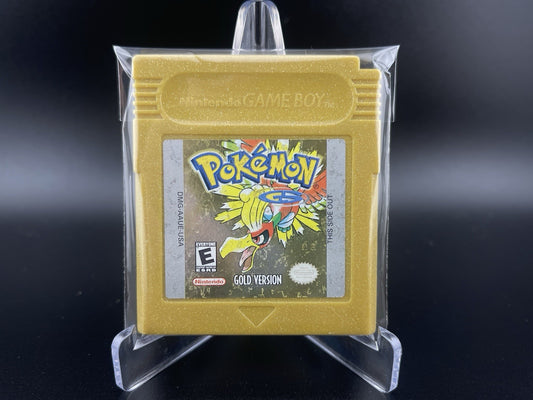 NINTENDO GAMEBOY COLOR GAME POKEMON GOLD CART NTSC USA GENUINE