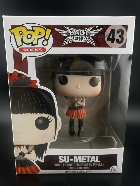 Babymetal Pop Vinyl Funko Set Su-Metal 43 Yuimetal 44 Moametal 45 Baby Metal