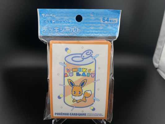 Mix Au Lait Orange Eevee 64 Sleeves Japanese Pokemon Center Exclusive Sealed New