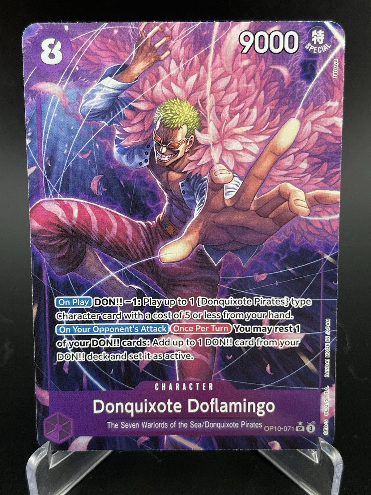 Donquixote Doflamingo Alt Art SR OP10-071 Royal Blood One Piece TCG Card NM