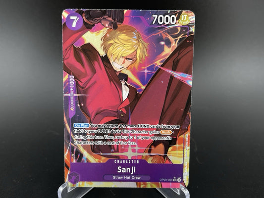 Sanji OP09-065 Alt Art Emperors in the New World English One Piece TCG NM