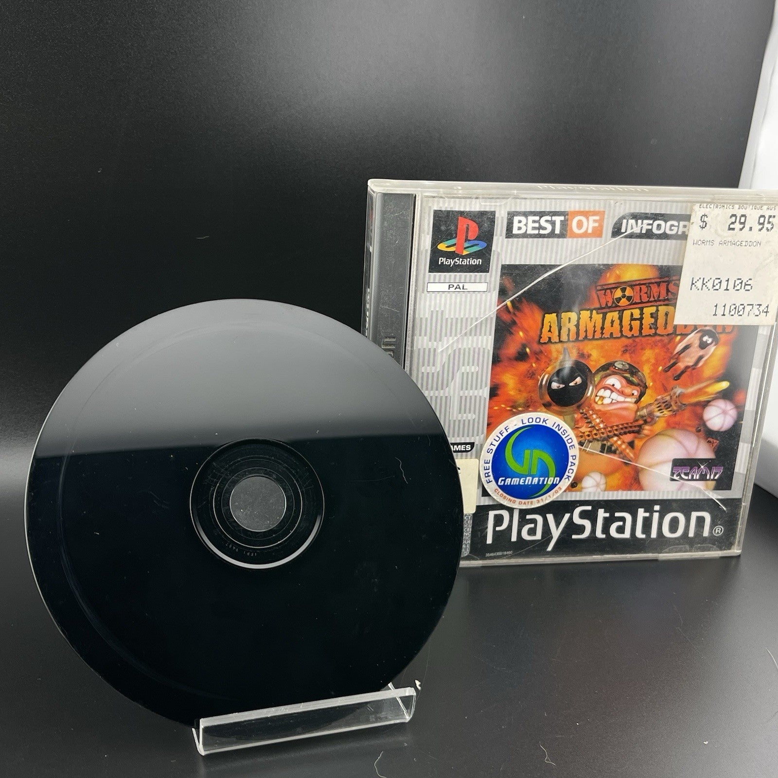 Worms Armageddon PlayStation One PS1 Complete