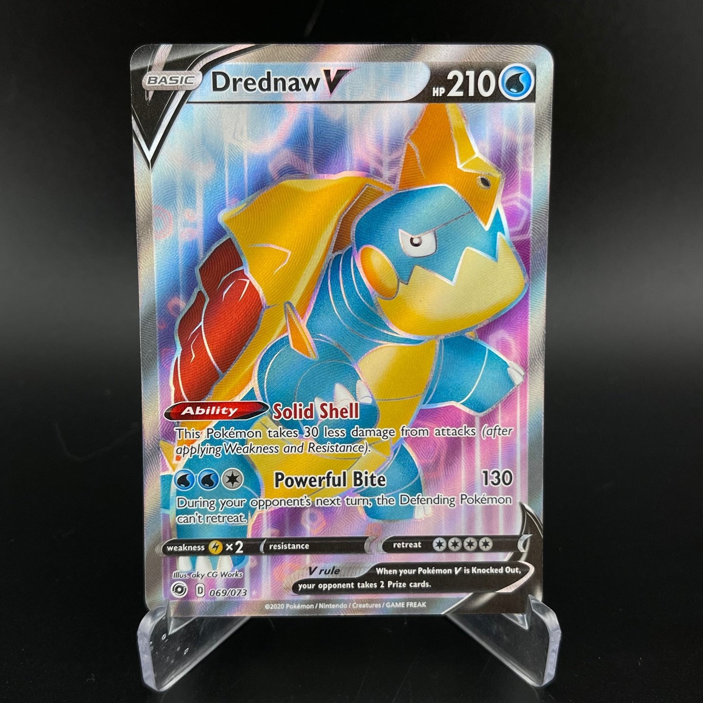 Drednaw V 069/073 Rare Ultra Champion's Path Pokemon NM