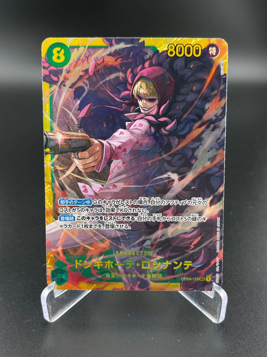 Donquixote Rosinante OP04-119 Secret Rare Kingdoms of Intrigue One Piece JPN NM