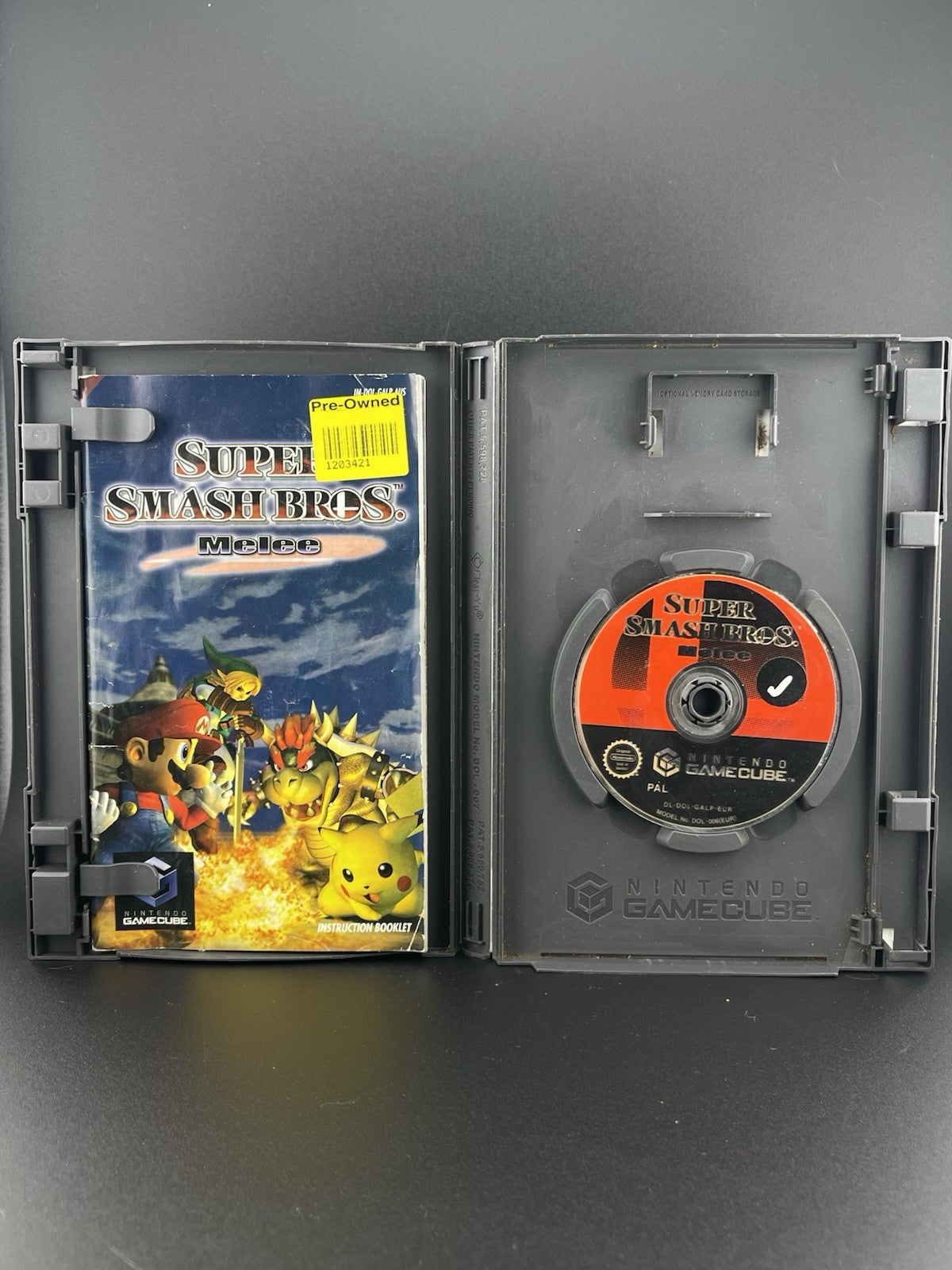 Super Smash Bros. Melee Nintendo GameCube 2001 Complete Manual AUS PAL