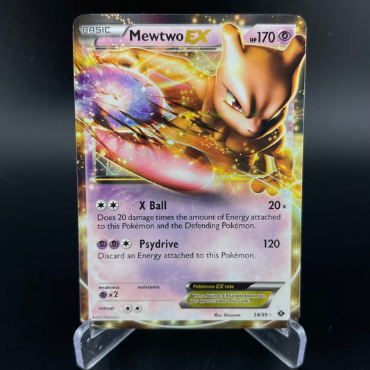 Mewtwo EX 54/99 Holo Rare EX Next Destinies Pokemon LP