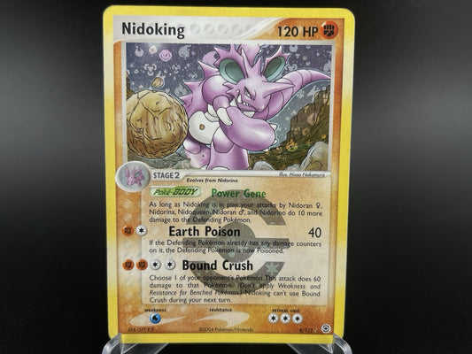 Nidoking 8/112 EX FireRed & LeafGreen Reverse Holo Rare 2004 Pokémon TCG Card HP