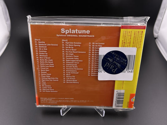 SPLATOON 1 ORIGINAL SOUNDTRACK Splatune CD Japan New Nintendo EBCD-10001~02