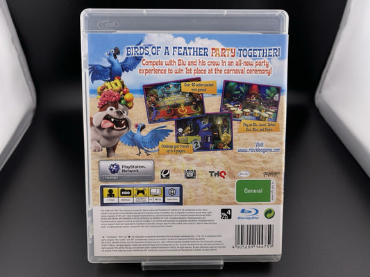 Rio Movie Multiplayer Party Game PS3 PlayStation 3 THQ Complete With Manual