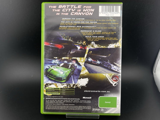 Need Fort Speed Carbon Microsoft Xbox AUS PAL Complete With Manual