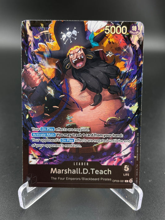 Marshall D Teach OP09-081 Starter Deck 27 ST One Piece NM