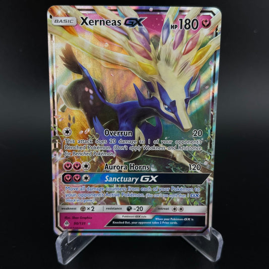 Xerneas-GX 90/131 Holo Rare GX Forbidden Light Pokemon NM
