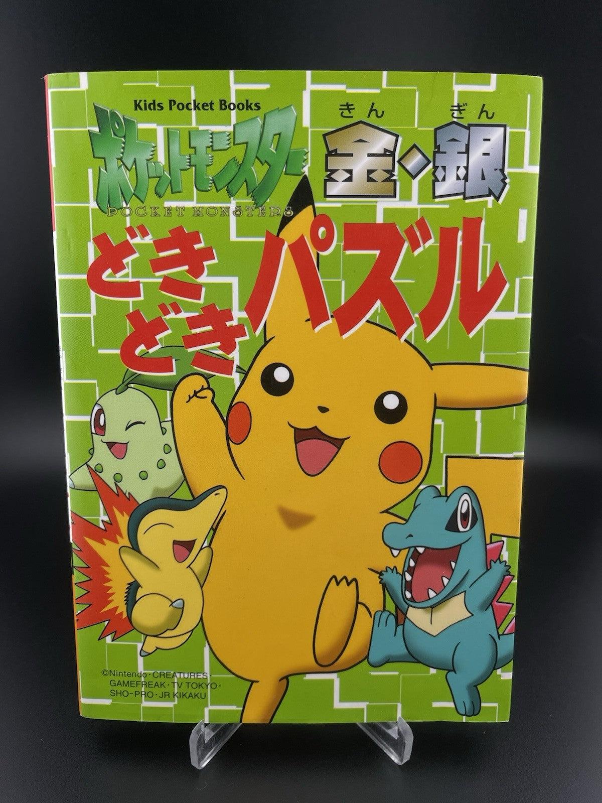 Pokémon Pocket Monsters Gold & Silver Doki Doki Puzzle Activity Book Japanese