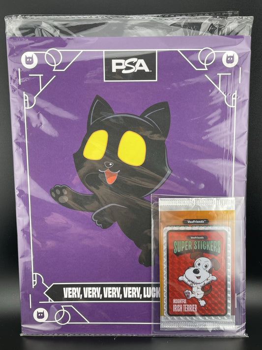 2025 Vee Friends Super Sticker Psa Magazine Insightful Irish Terrier Red Holo