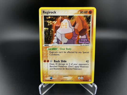 Regirock 28/110 Pokemon Ex Holon Phantoms Rare Reverse Holo Stamped MP