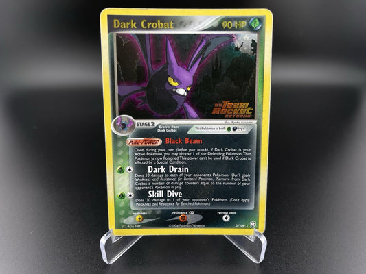 Dark Crobat 3/109 EX Team Rocket Returns Reverse Holo Rare Pokémon TCG PL