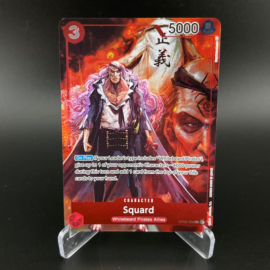 Squard (Box Topper) OP02-009 Uncommon Paramount War One Piece NM