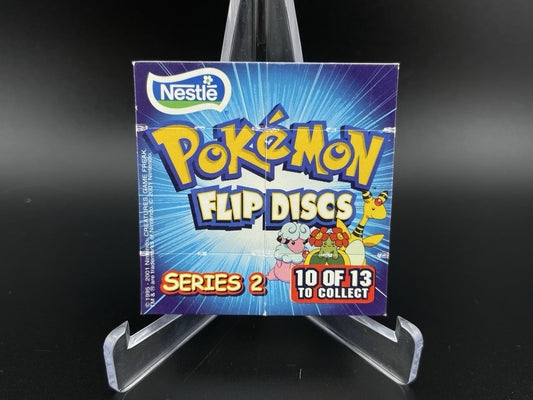Pokemon Nestle Flip Discs Series 2 #10 Promo Nintendo Tazo Ampharos Bellossom