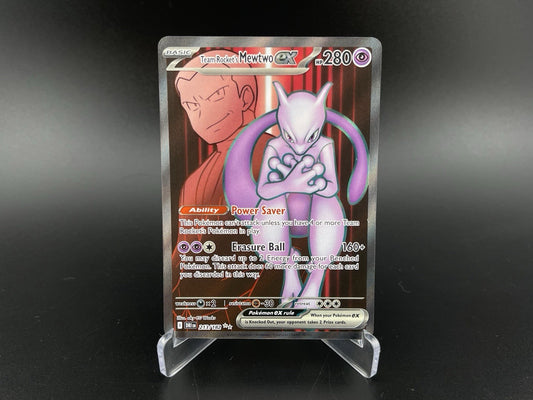 Team Rocket's Mewtwo ex 213/182 Ultra Rare S&V Destined Rivals Pokemon TCG NM