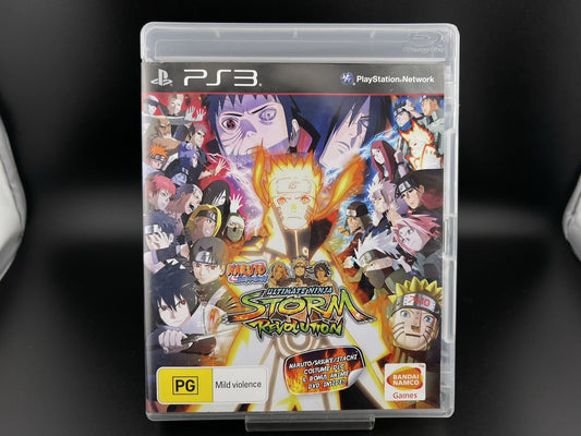 Naruto Shippuden Ultimate Ninja Storm Revolution PS3 Game BONUS DISC INCLUDED