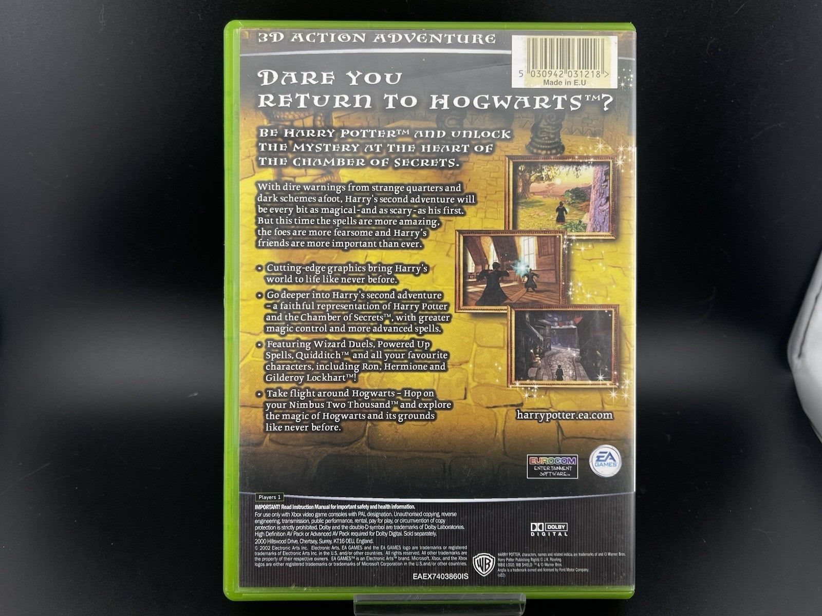 Harry Potter Chamber Of Secrets Prisoner Of Azkaban Goblet Of Fire Set Xbox PAL