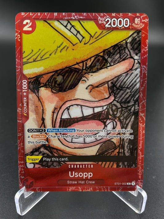 Usopp ST01-002 Premium Card Collection ONE PIECE FILM RED Promo NM