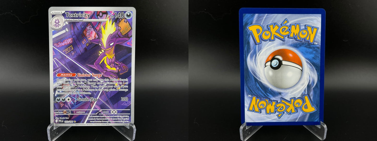 Toxtricity 103/094 Illustration Rare Phantasmal Flames Pokemon NM