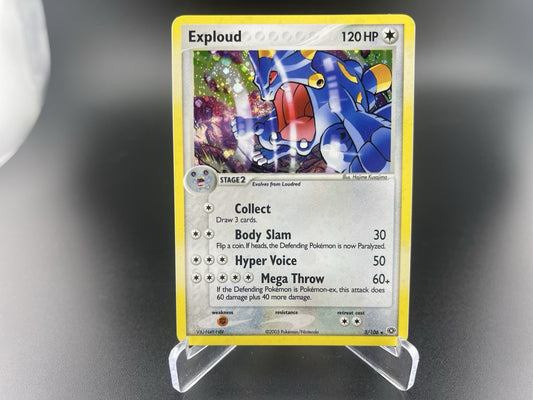 Exploud 3/106 Holo Rare Ex Emerald 2005 Pokemon TCG Card VLP - NM