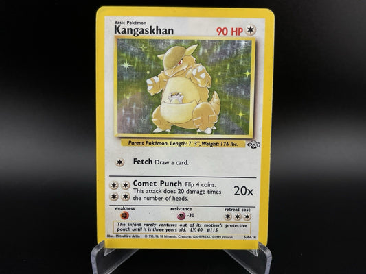 Kangaskhan 5/64 Jungle Holo Rare 1999 WOTC Pokemon TCG Card HP