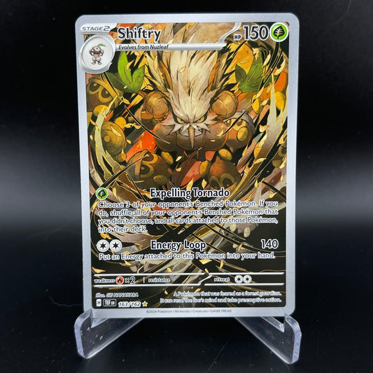 Shiftry 163/162 Illustration Rare Temporal Forces Pokemon NM