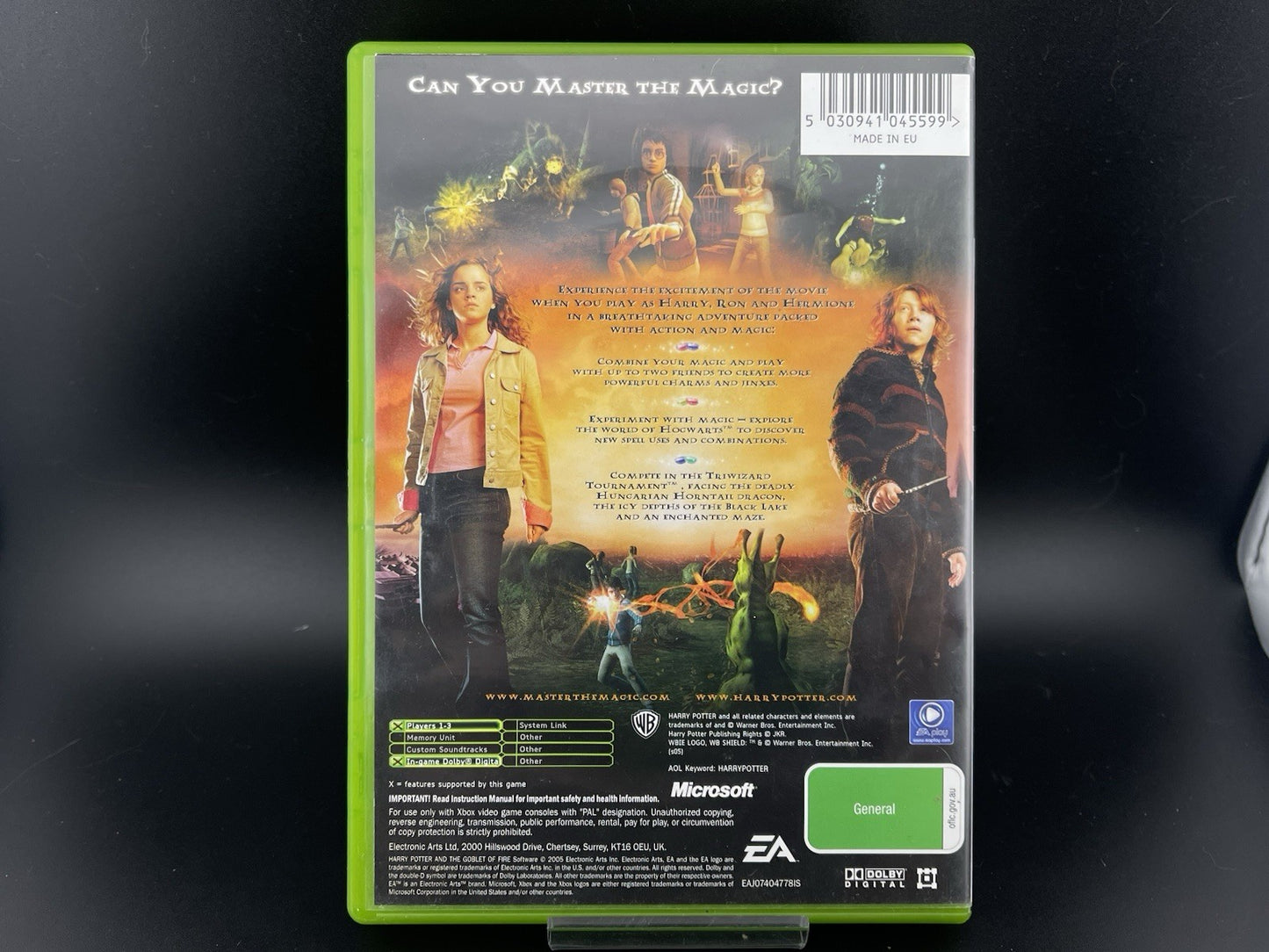 Harry Potter Chamber Of Secrets Prisoner Of Azkaban Goblet Of Fire Set Xbox PAL