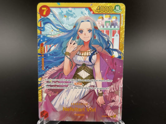 Nefeltari Vivi OP04-118 SEC Secret Rare One Piece TCG CCG Card NM
