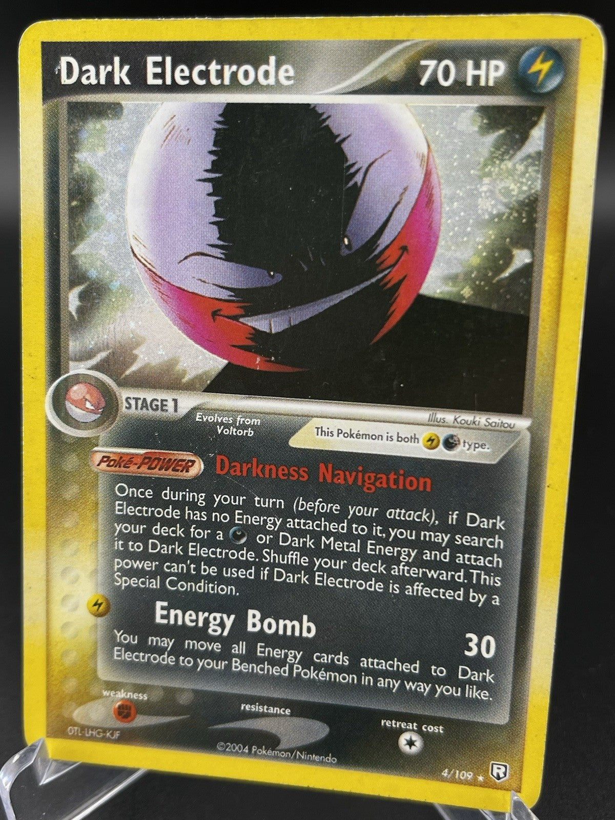 Dark Electrode 4/109 EX Team Rocket Returns Holo Rare Pokemon TCG PL
