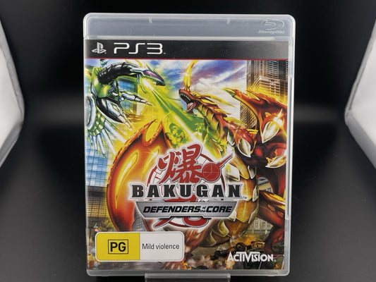 Bakugan Defenders Of The Core PS3 Game Playstation 3 Complete With Manual
