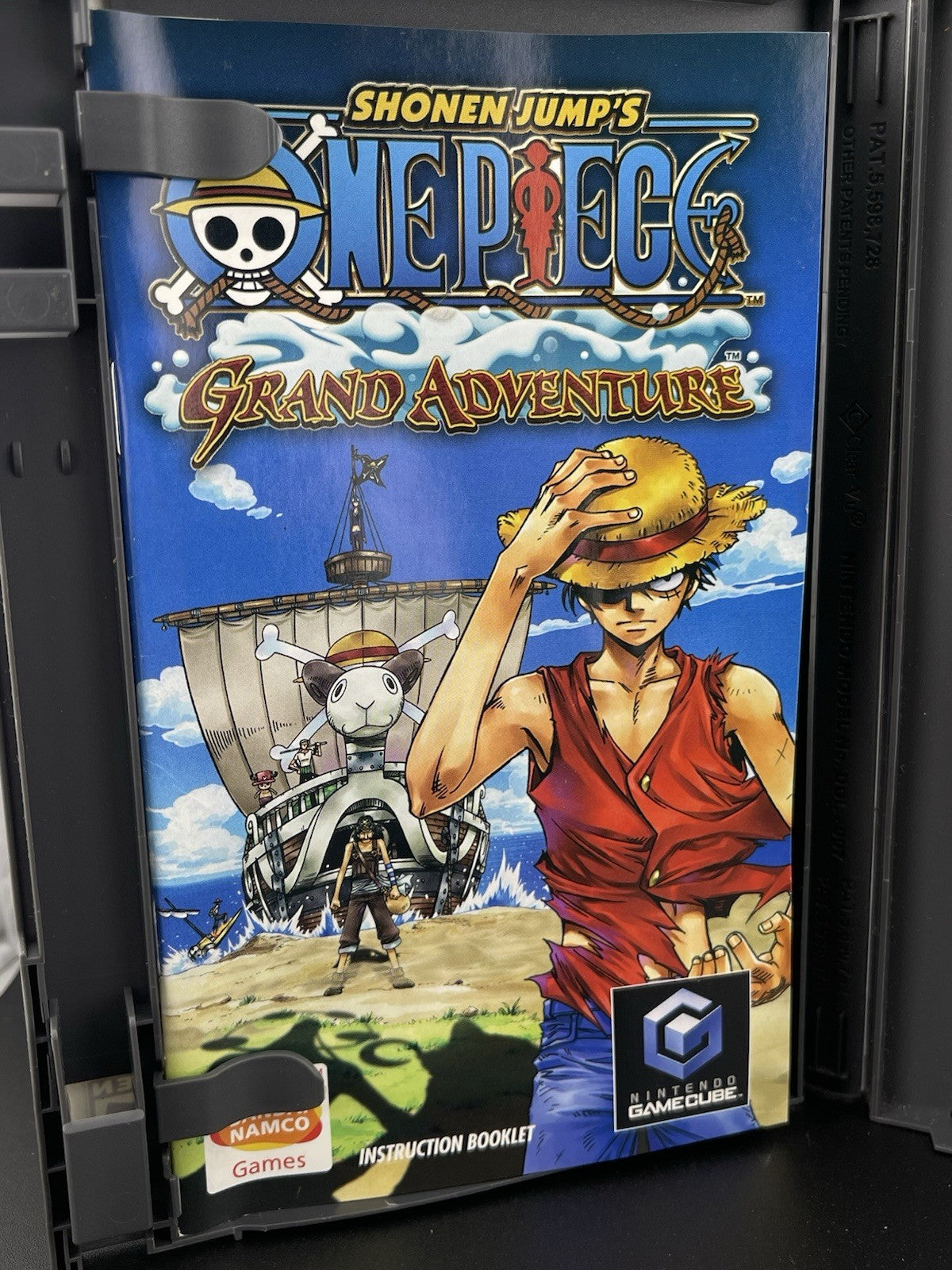 One Piece Grand Adventure Nintendo GameCube Complete Manual US NTSC