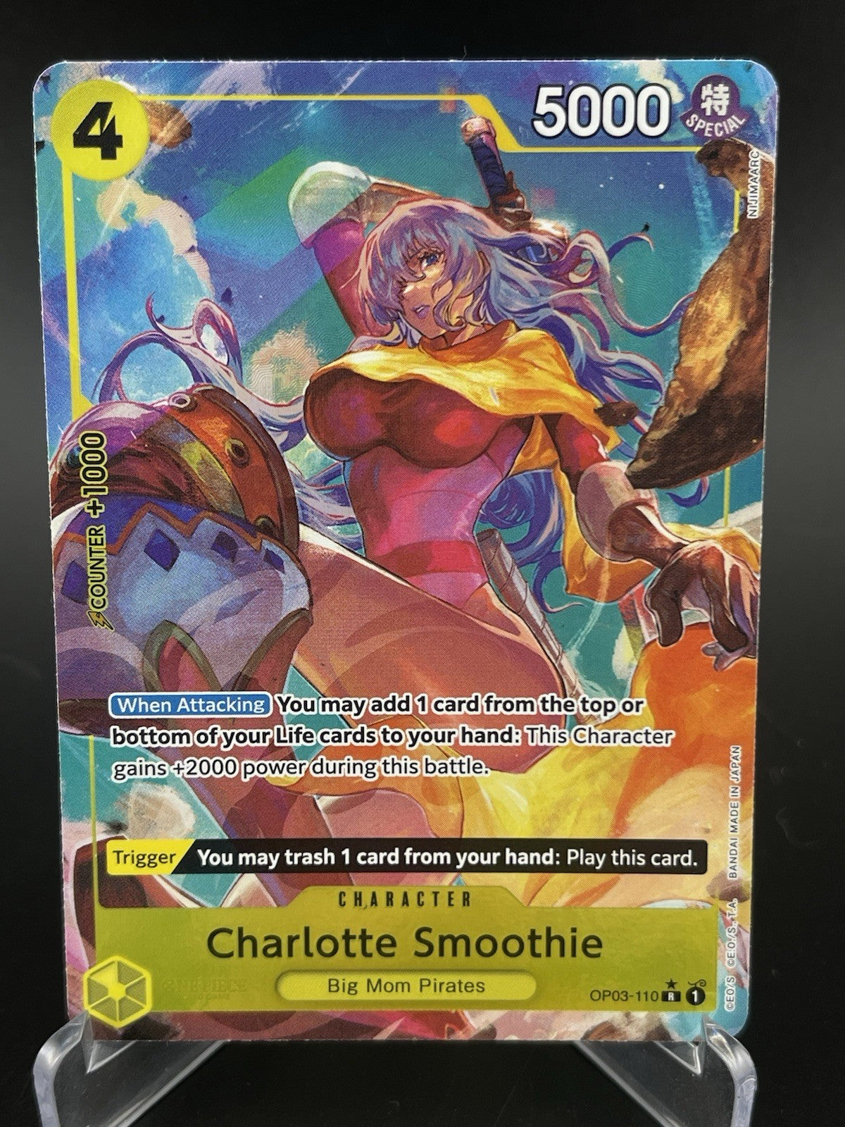 Charlotte Smoothie OP03-110 PRB-01 The Best Alt Art One Piece Card Game TCG NM