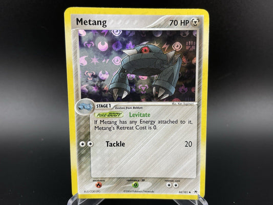 Metang 44/101 EX Hidden Legends Reverse Holo Stamped Pokemon TCG Card MP
