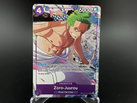 Zoro-Juurou ST18-004 OP09 Treasure Rare Emperors in the New World One Piece NM