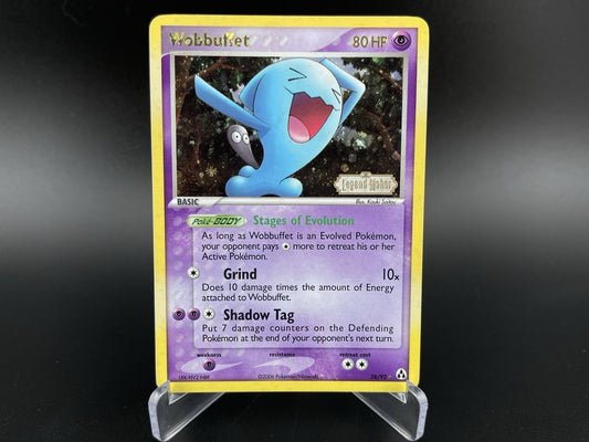 Wobbuffet 28/92 Reverse Holo Stamped EX Legend Maker Holo Rare Pokemon TCG VLP