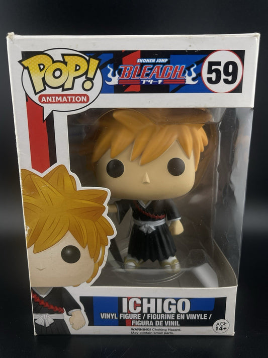 Ichigo 59 Bleach Funko Pop! Vinyl Figure Vaulted Anime Damaged Box