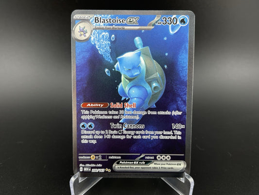 Blastoise ex 200/165 Special Illustration Rare SIR SV 151 English Pokemon TCG NM
