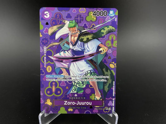 Zoro-Juurou SP OP05-067 Alt Art OP09 One Piece Emperors in the New World NM