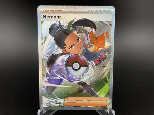 Nemona 238/091 Paldean Fates SIR Special Illustration Rare Pokémon TCG Card NM