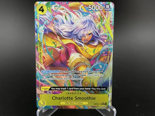 Charlotte Smoothie OP03-110 PRB-01 The Best Alt Art One Piece Card Game TCG NM