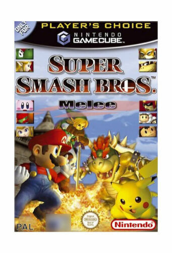 Super Smash Bros. Melee Nintendo GameCube 2001 Complete Manual AUS PAL